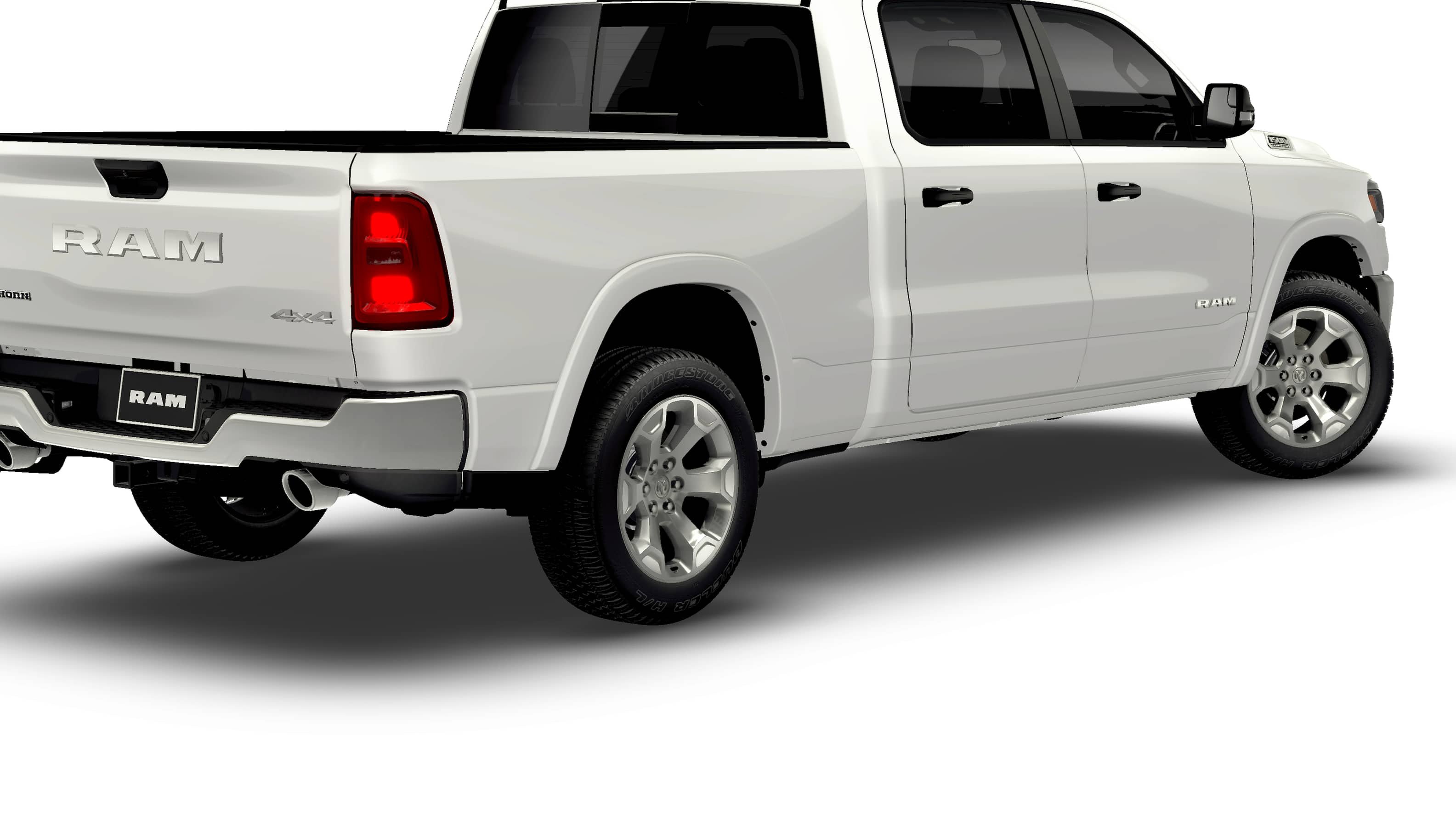 New 2026 Bright White Clear-Coat Exterior Paint RAM BIG HORN image 2