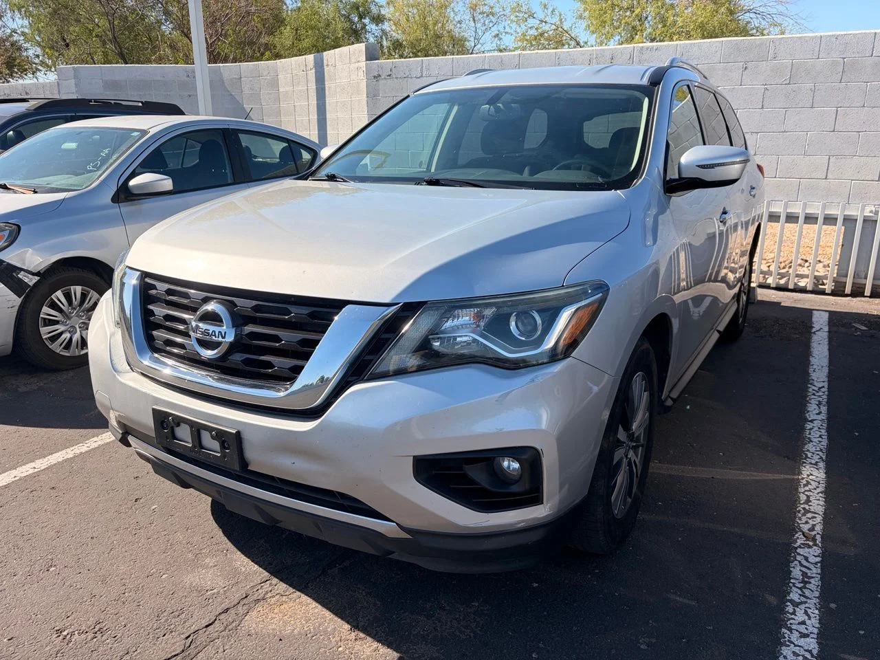 Used 2018 Brilliant Silver Metallic Nissan SV image 1