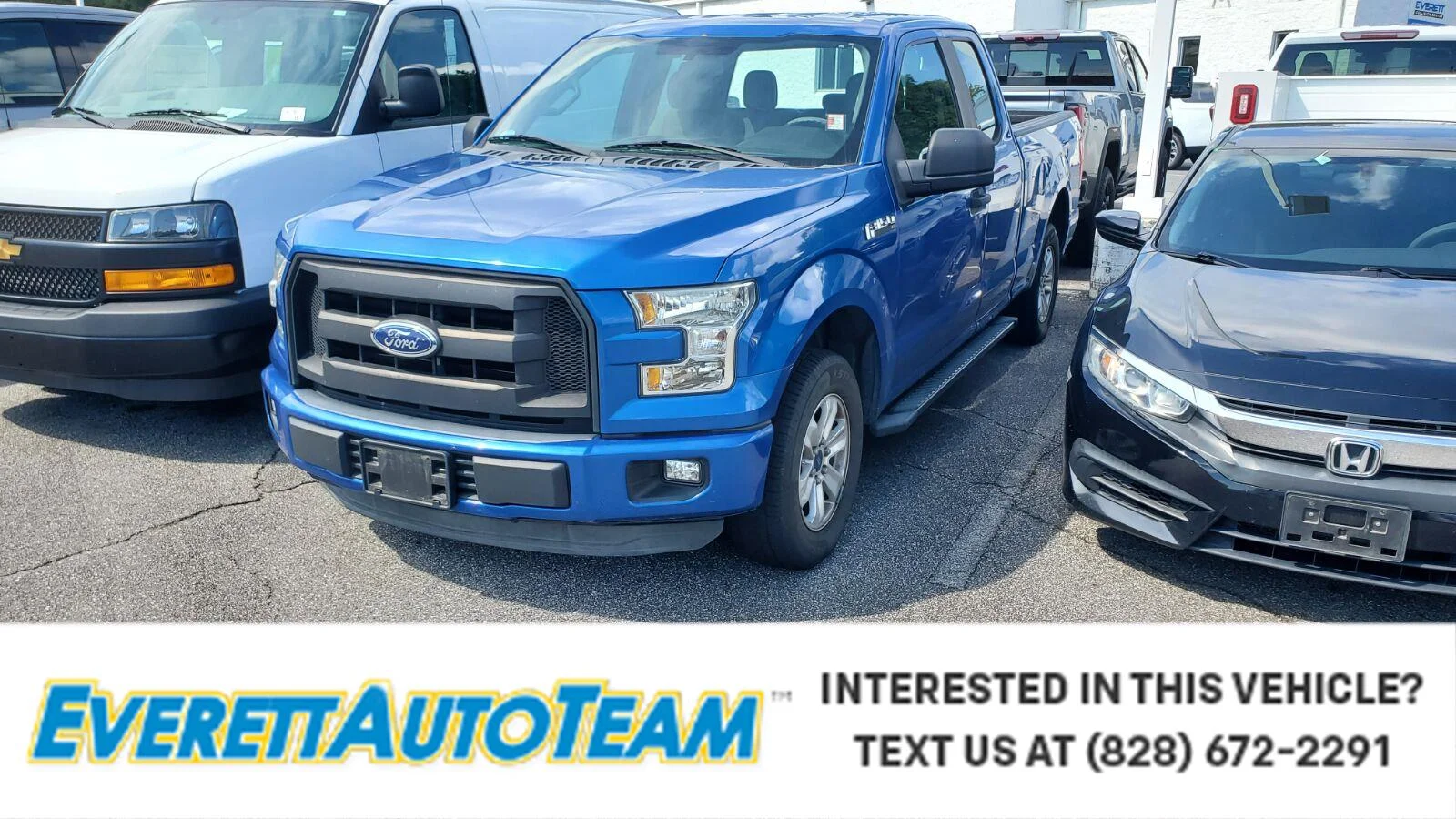 Used 2015 Blue Flame Metallic Ford XL image 1