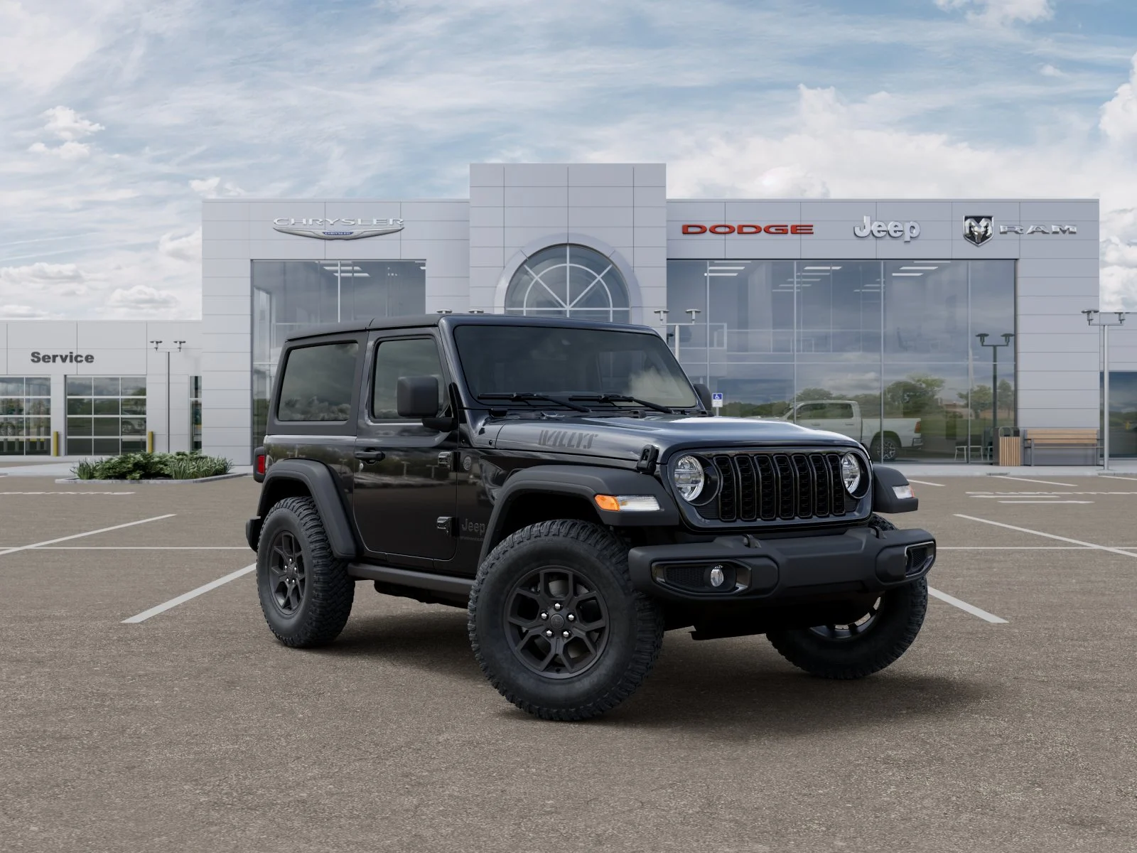 New 2026 Black Clearcoat Jeep Willys image 33