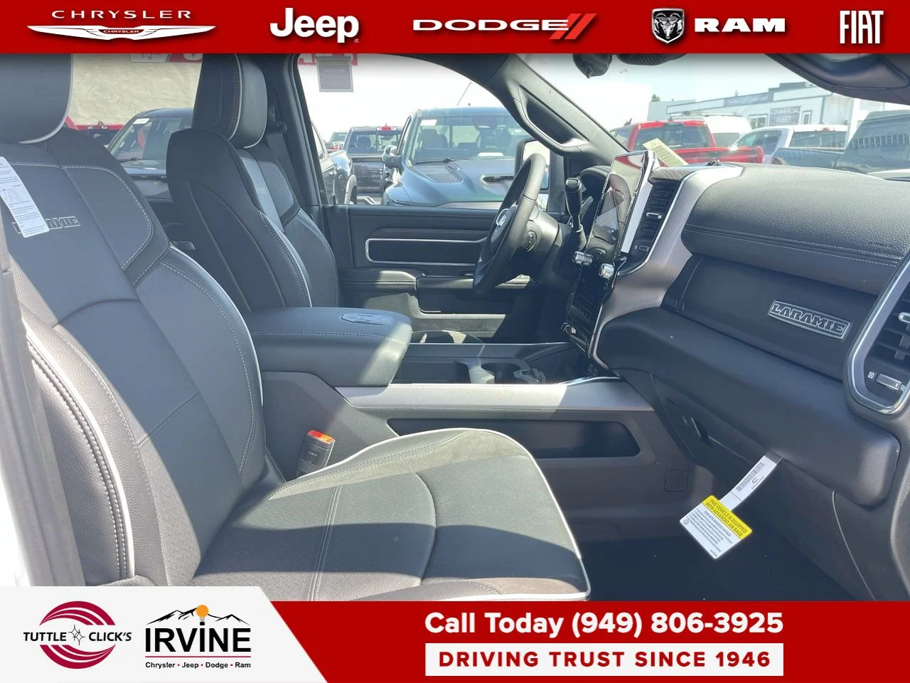 New 2026 Bright White Clear-Coat Exterior Paint RAM Laramie image 22