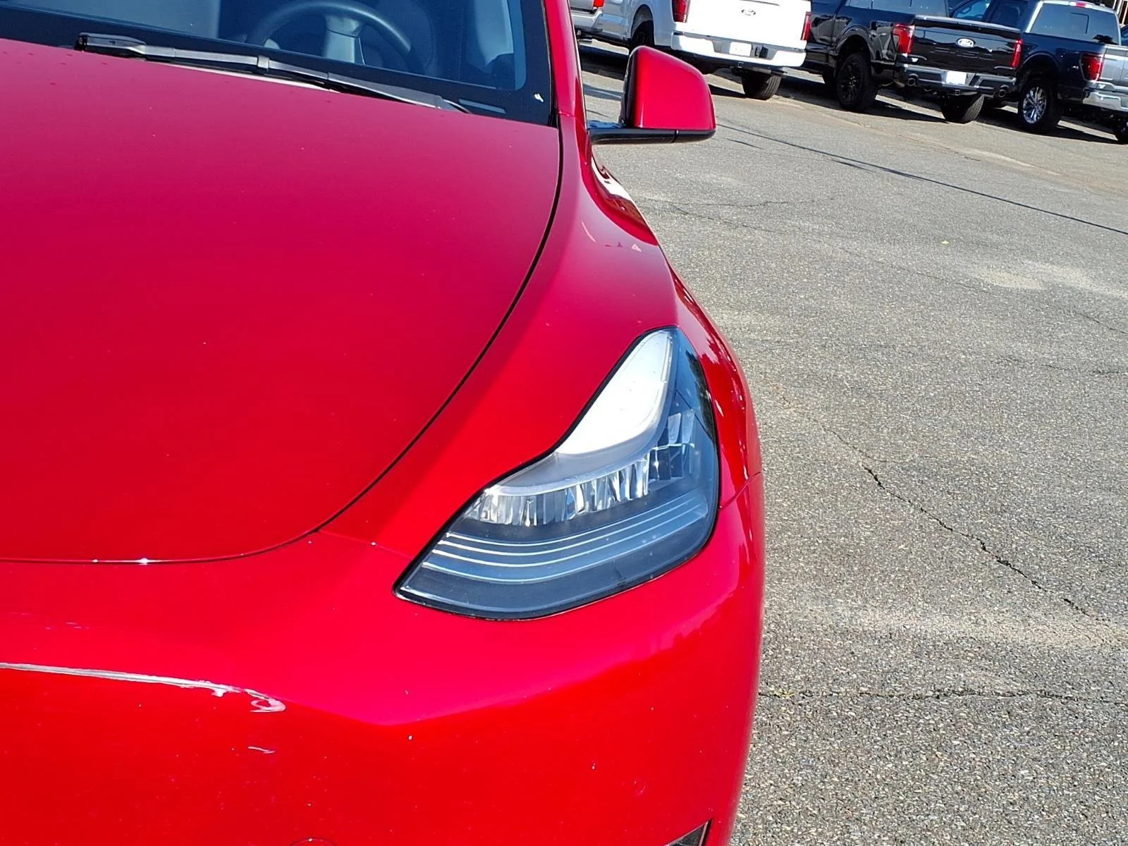 Used 2021 Red Multi-Coat Tesla Long Range image 16