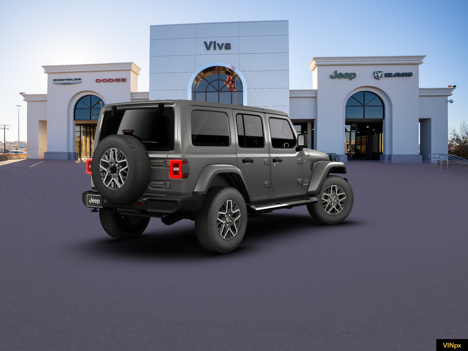 New 2026 Granite Crystal Metallic Clear-Coat Exterior Paint Jeep Sahara image 19