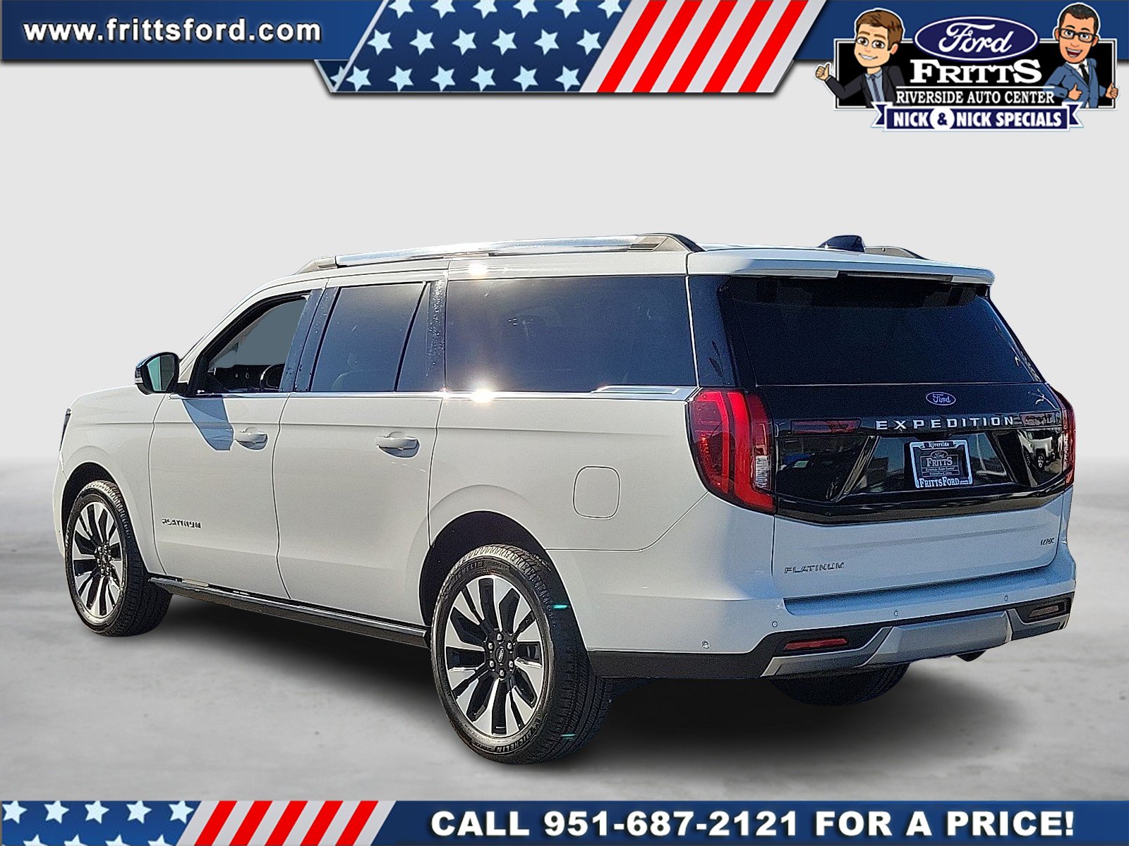 Certified Used 2025 Oxford White Ford Platinum MAX image 3