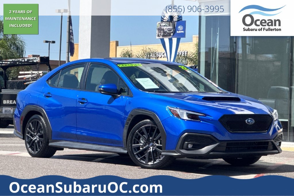 Certified Used 2022 Blue Subaru Limited image 1