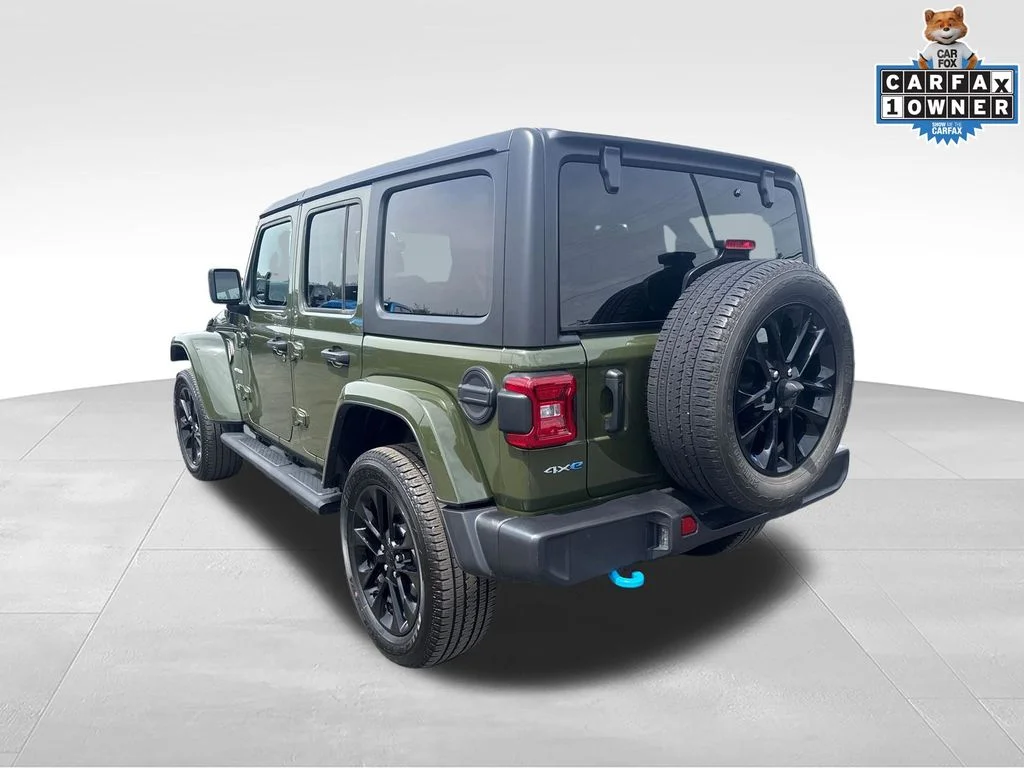 Used 2023 Green Jeep Sahara 4xe image 5