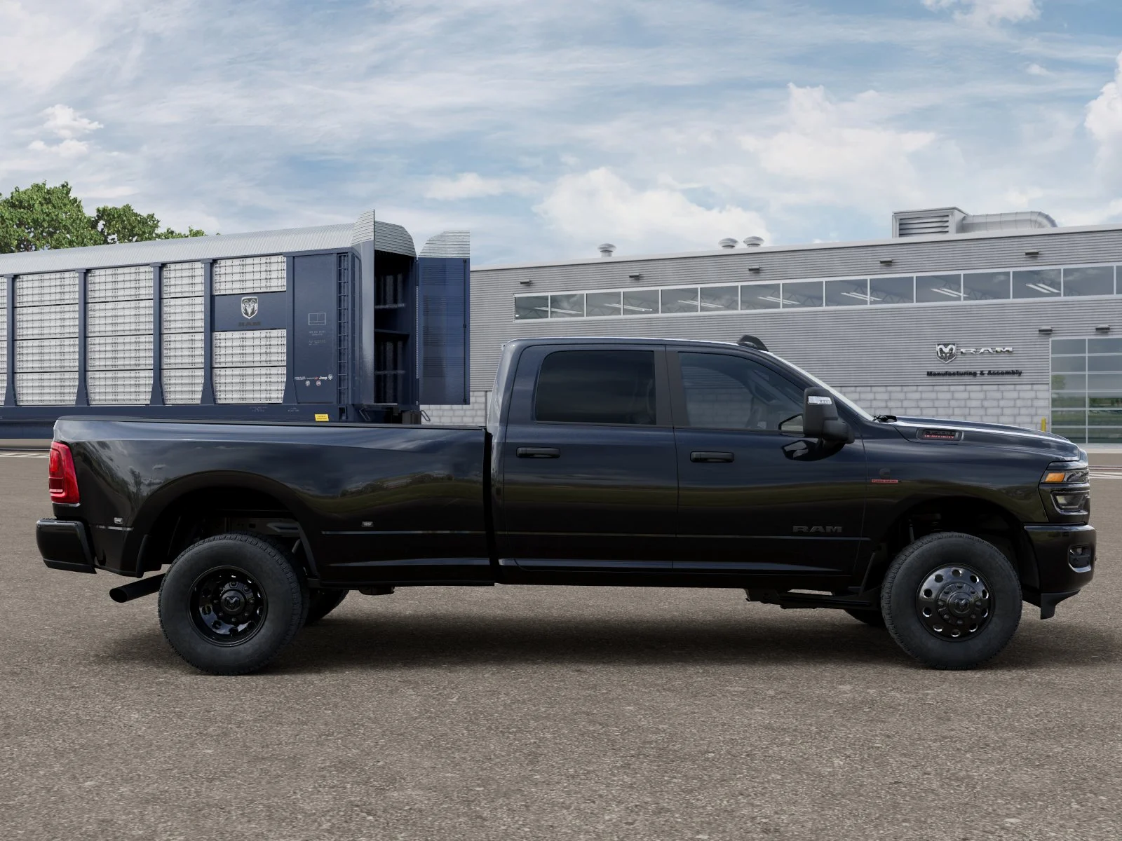 New 2026 Diamond Black Crystal Pearlcoat RAM Big Horn image 12