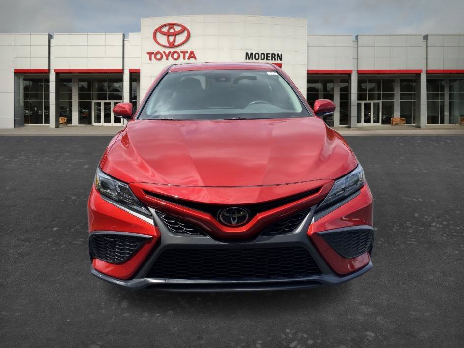 Certified Used 2024 Supersonic Red Toyota SE image 2