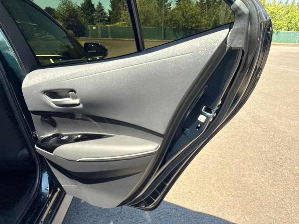 Used 2021 Galactic Aqua Mica Toyota SE image 20