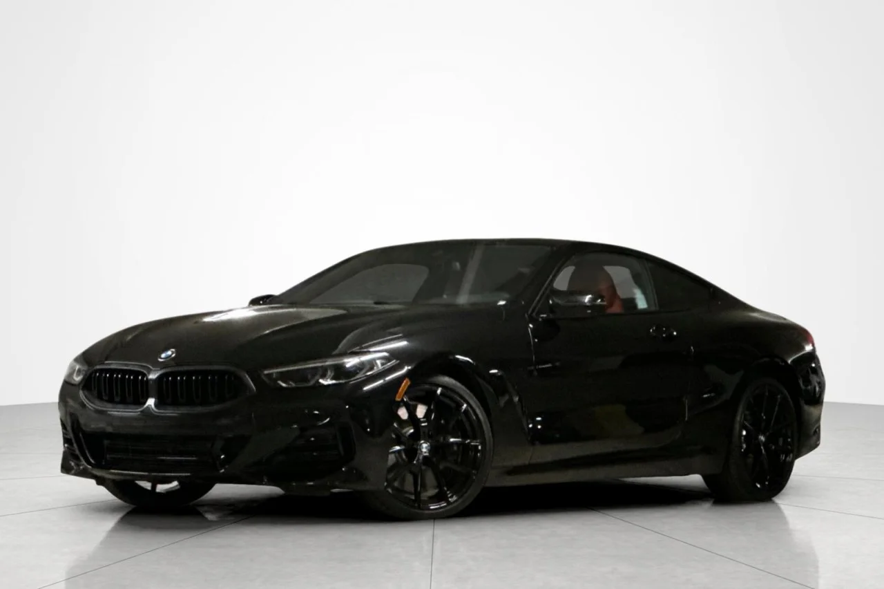 Used 2025 Black Sapphire Metallic BMW 840i image 1