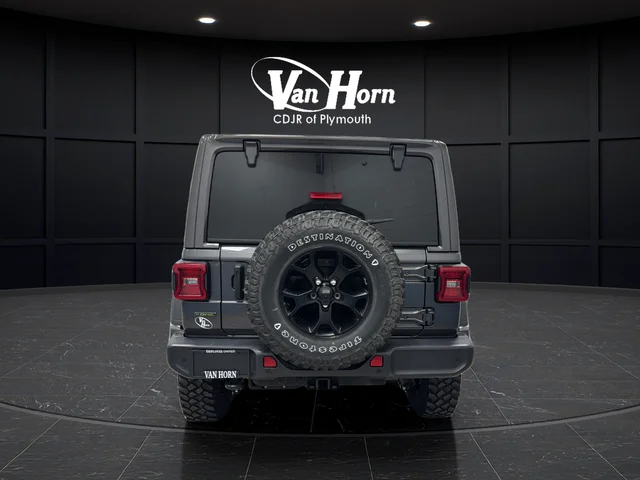 Used 2021 Granite Crystal Metallic Clearcoat Jeep Unlimited Willys image 7