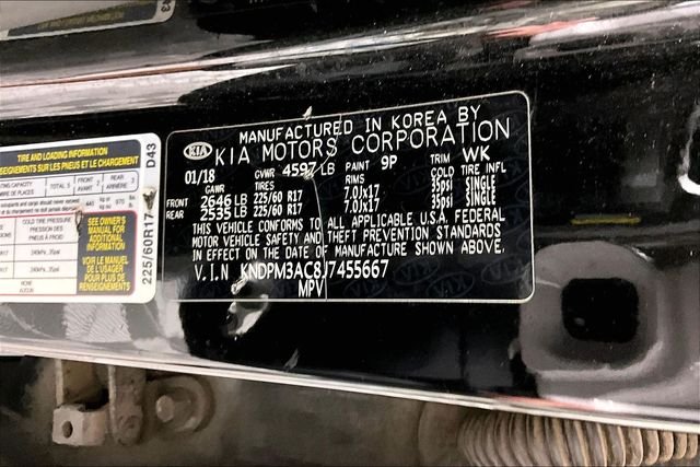 Used 2018 Red Kia LX image 3