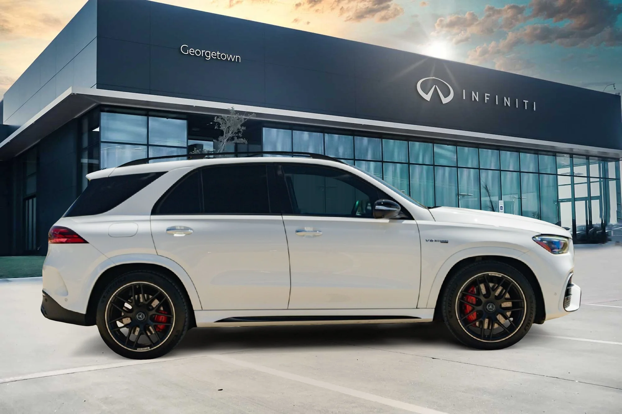 Used 2025 White Mercedes-Benz GLE 63 S AMG® image 4