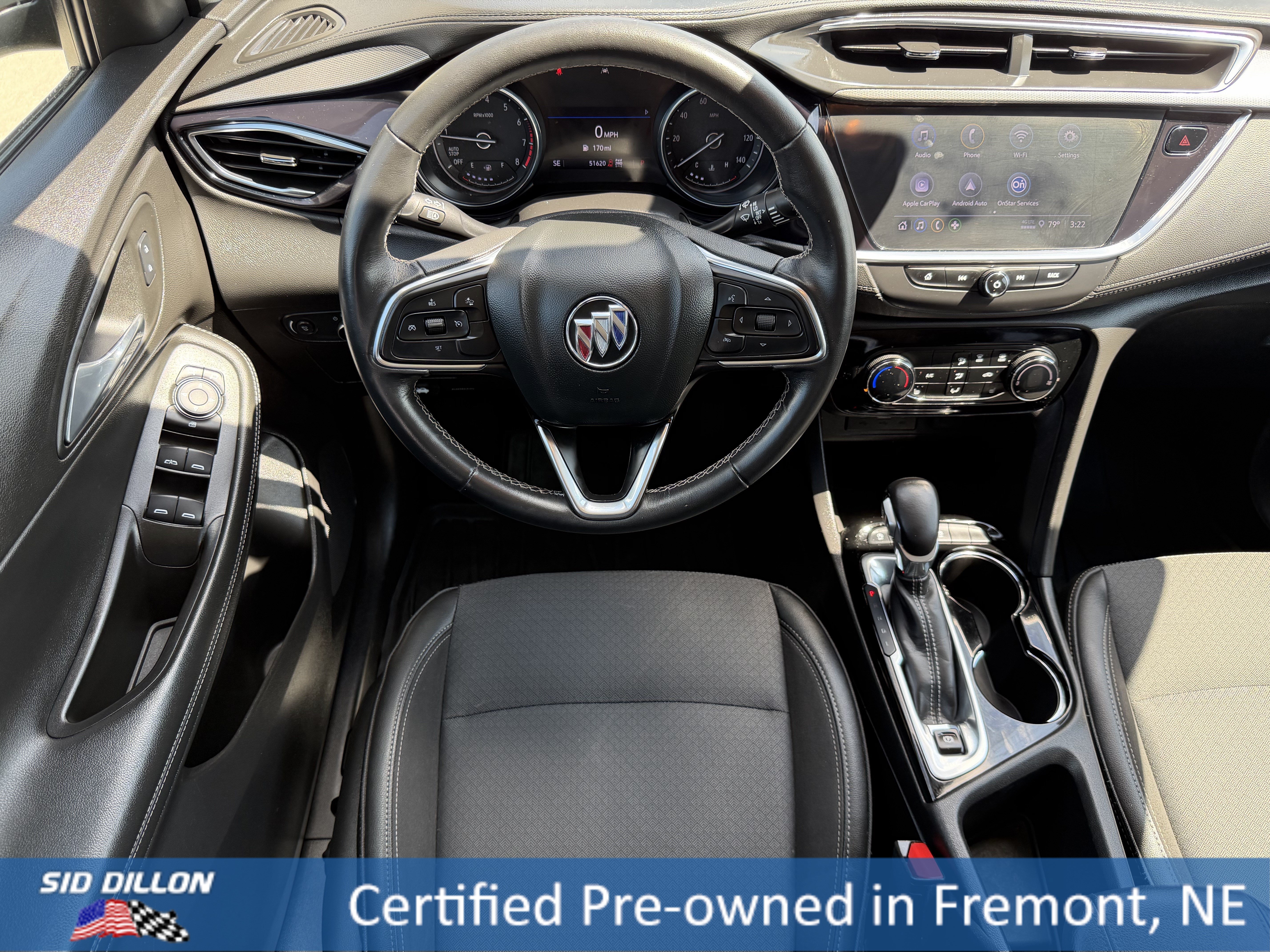 Used 2022 Ebony Twilight Metallic Buick Preferred image 4