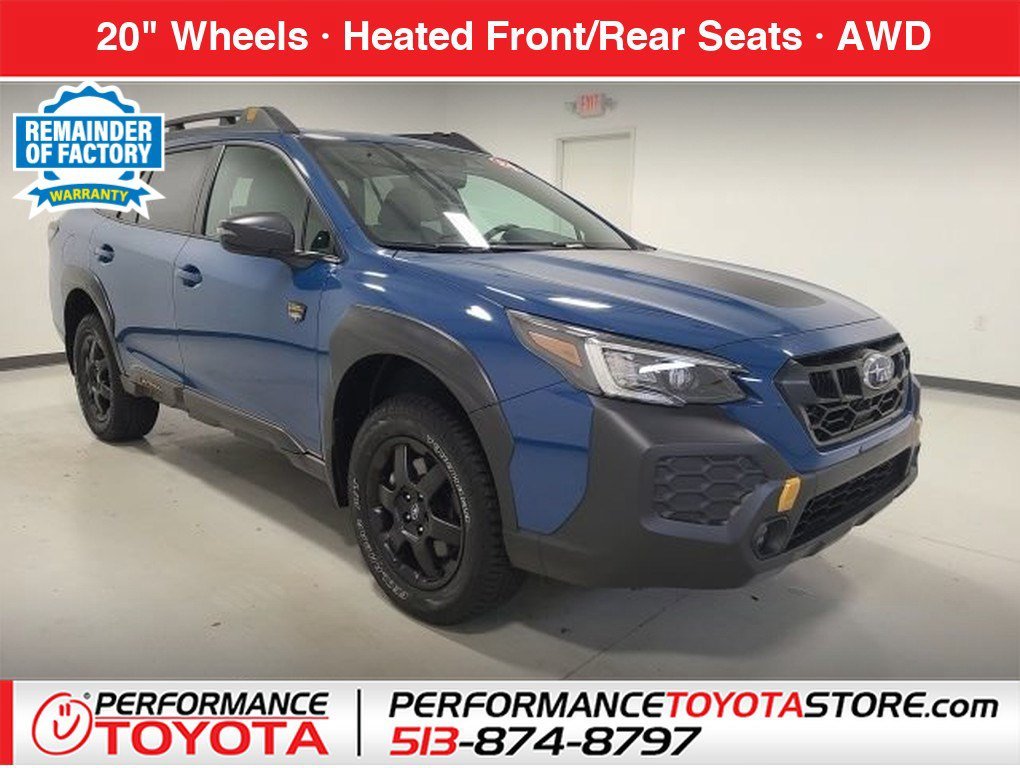 Used 2024 Geyser Blue Subaru Wilderness image 1