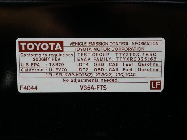 New 2026 Midnight Black Metallic Toyota Capstone image 32