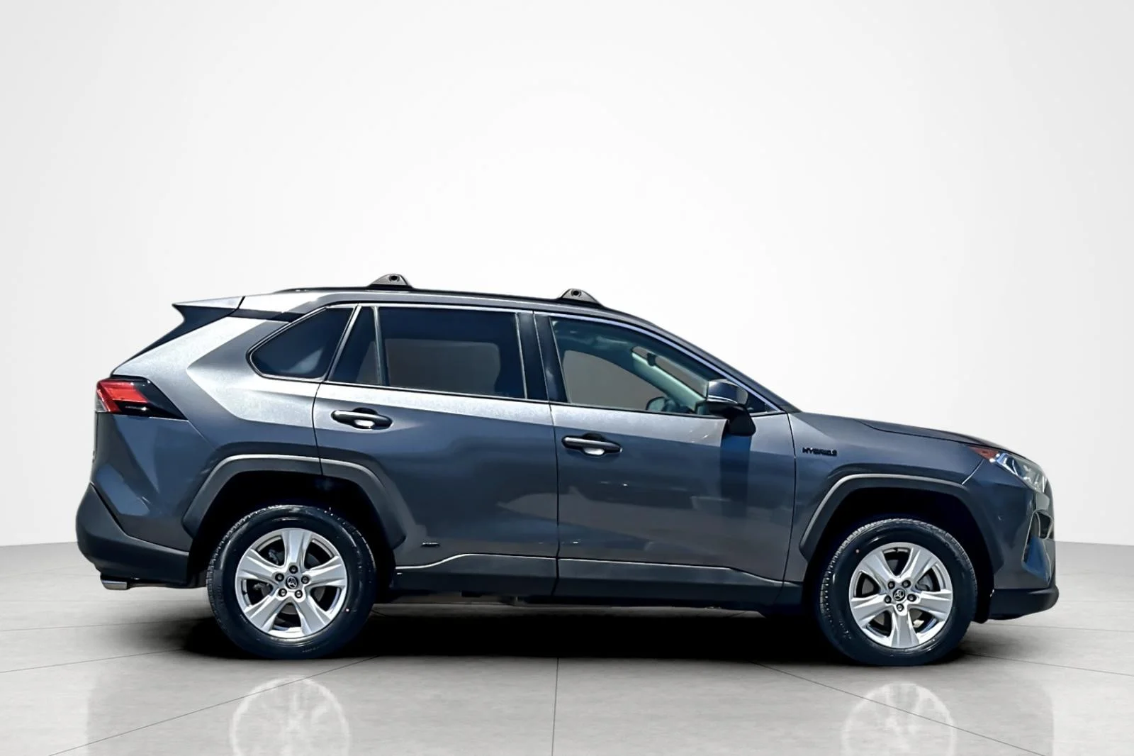 Certified Used 2021 GRAY METALLIC Toyota Hybrid XLE image 6