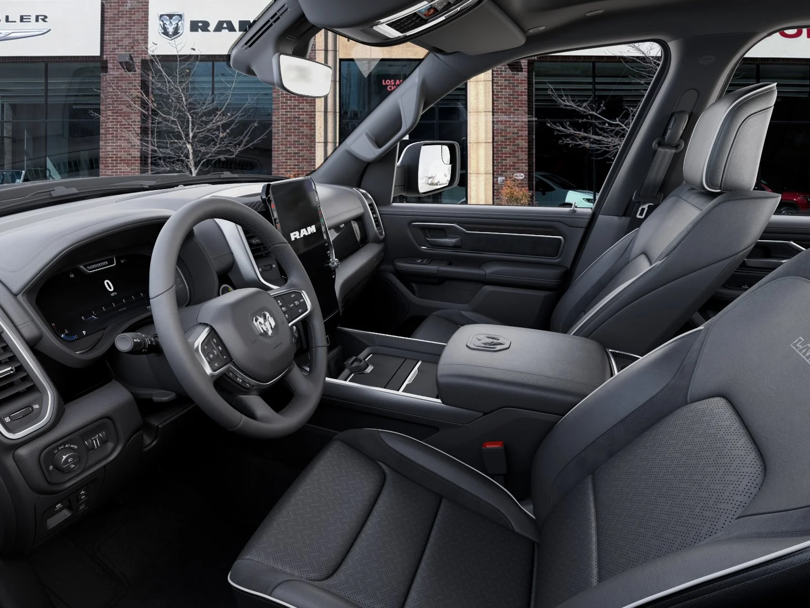 New 2026 Granite Crystal Metallic Clear-Coat Exterior Paint RAM Laramie image 48