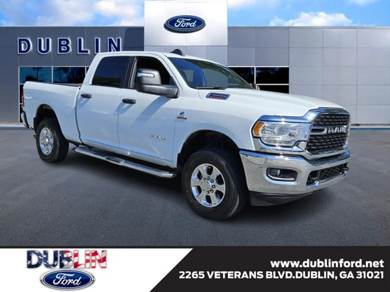 Used 2023 Bright White Clearcoat Ram Big Horn image 1