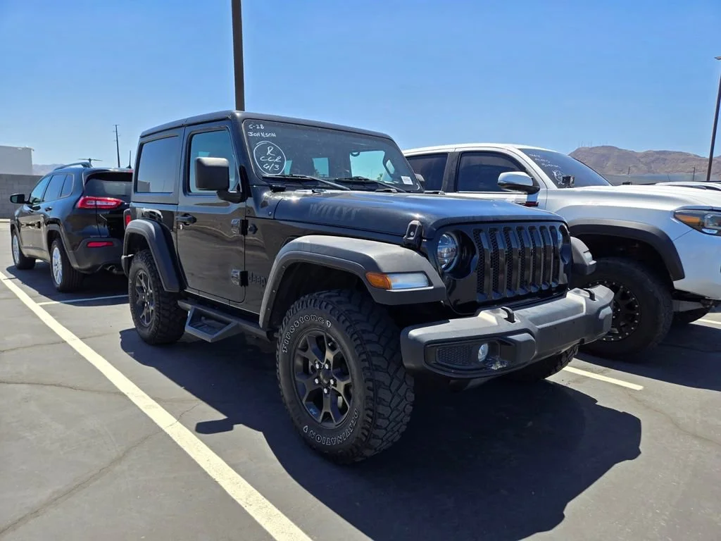 Used 2022 Black Clearcoat Jeep Willys image 1