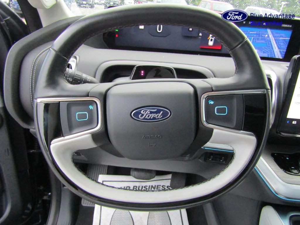 Certified Used 2025 Stone Blue Metallic Ford Platinum image 18