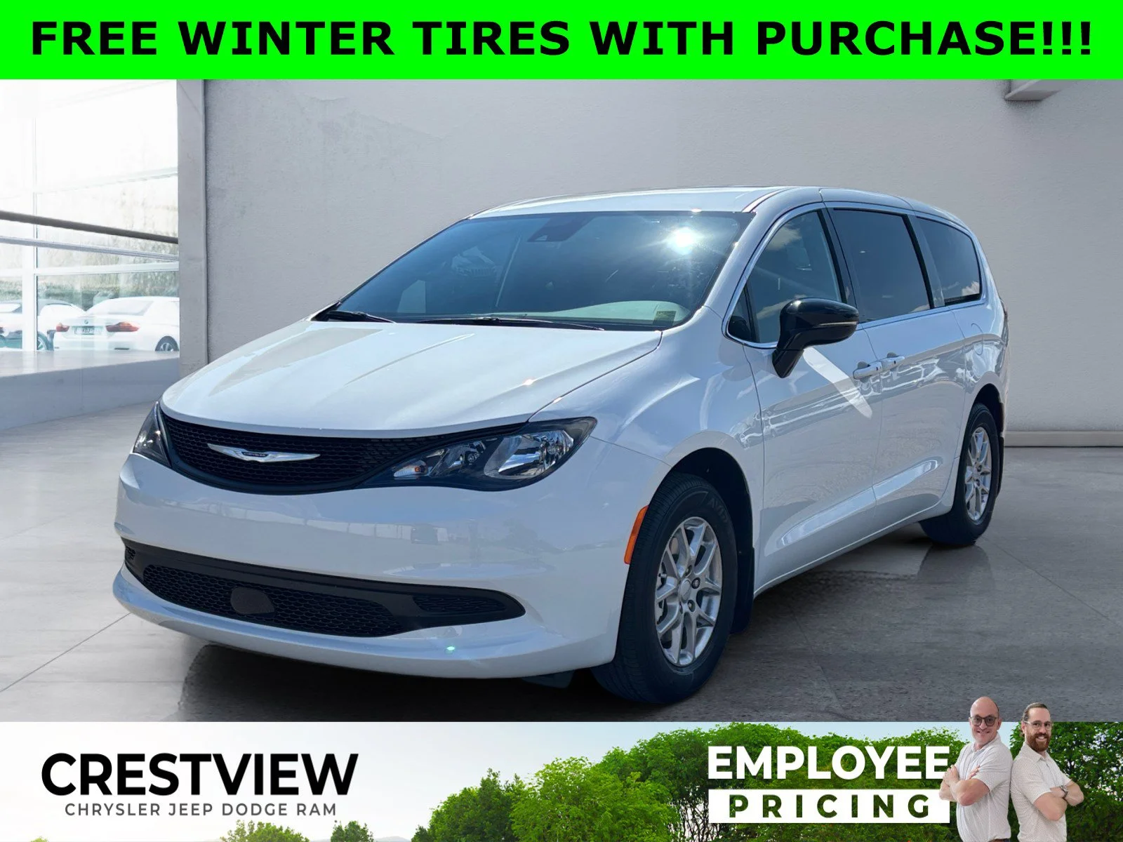 New 2027 Bright White Chrysler SXT image 1