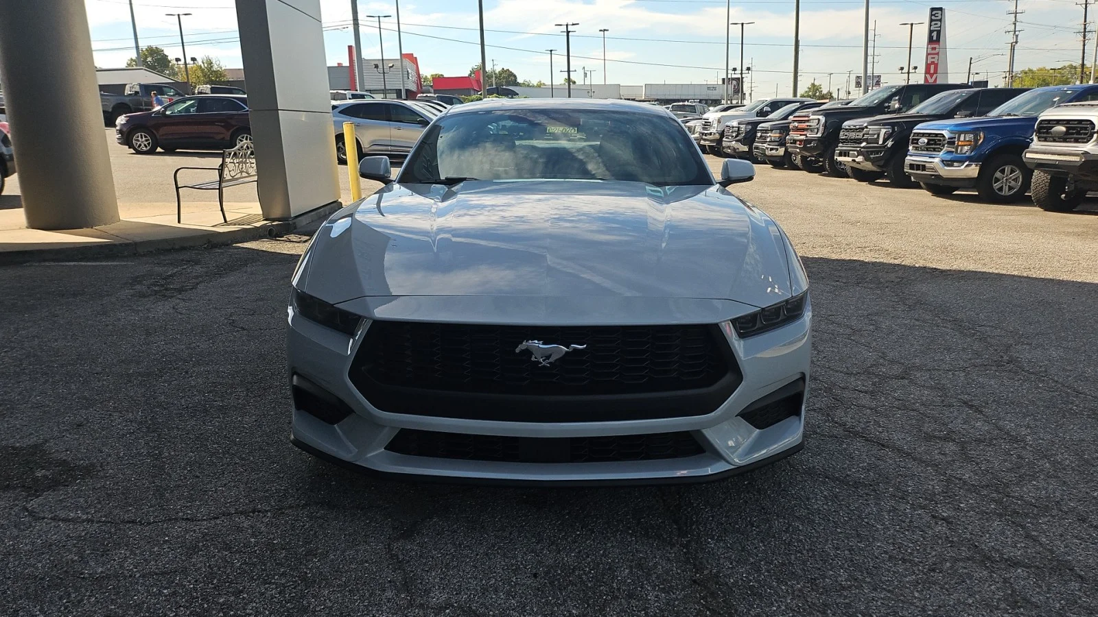 New 2026 Avalanche Gray Ford EcoBoost Premium image 7