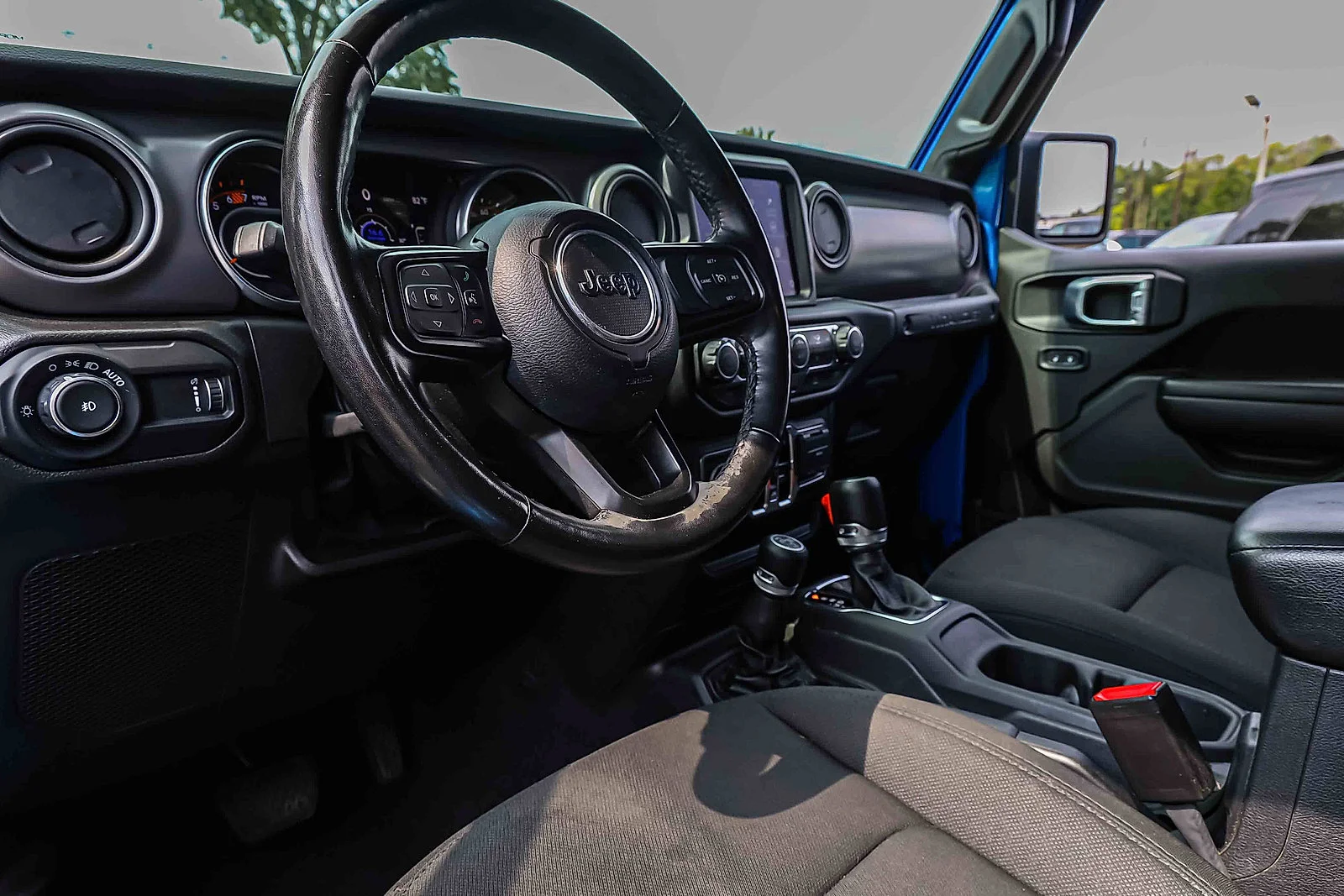 Used 2023 Hydro Blue Pearlcoat Jeep Willys image 7