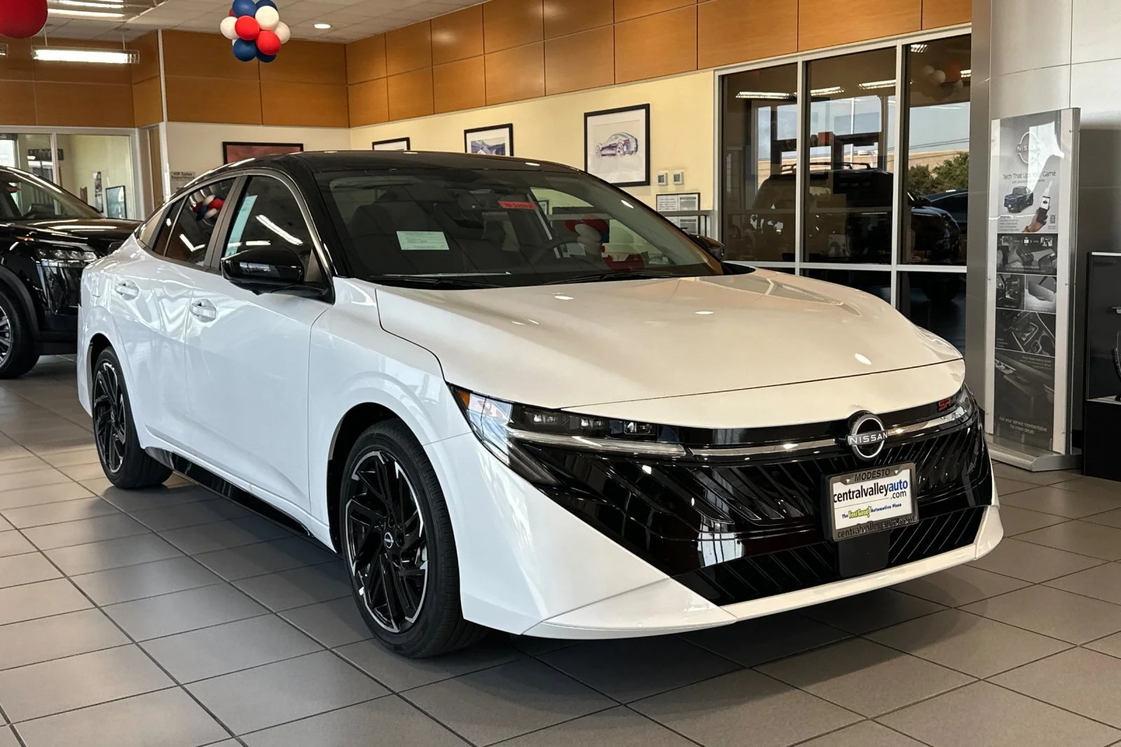 New 2026 Aspen White TriCoat / Super Black Two-tone Nissan SR image 2