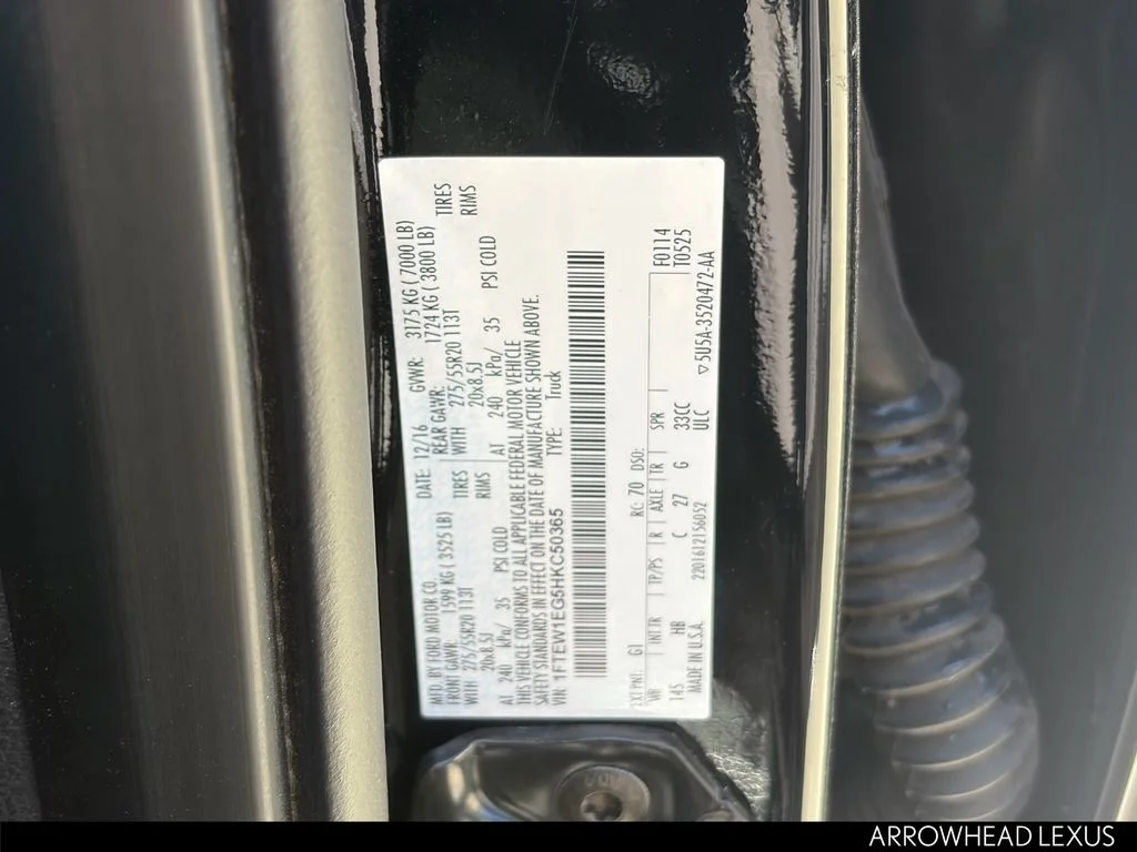 Used 2017 Black Ford Lariat image 35