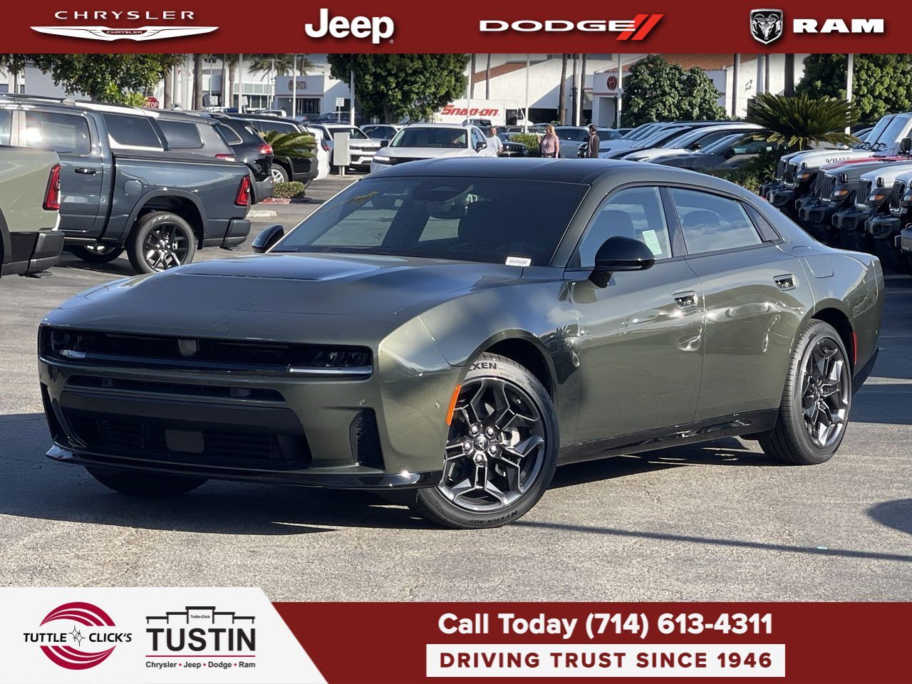 New 2026 Green Machine Exterior Paint Dodge R/T image 1