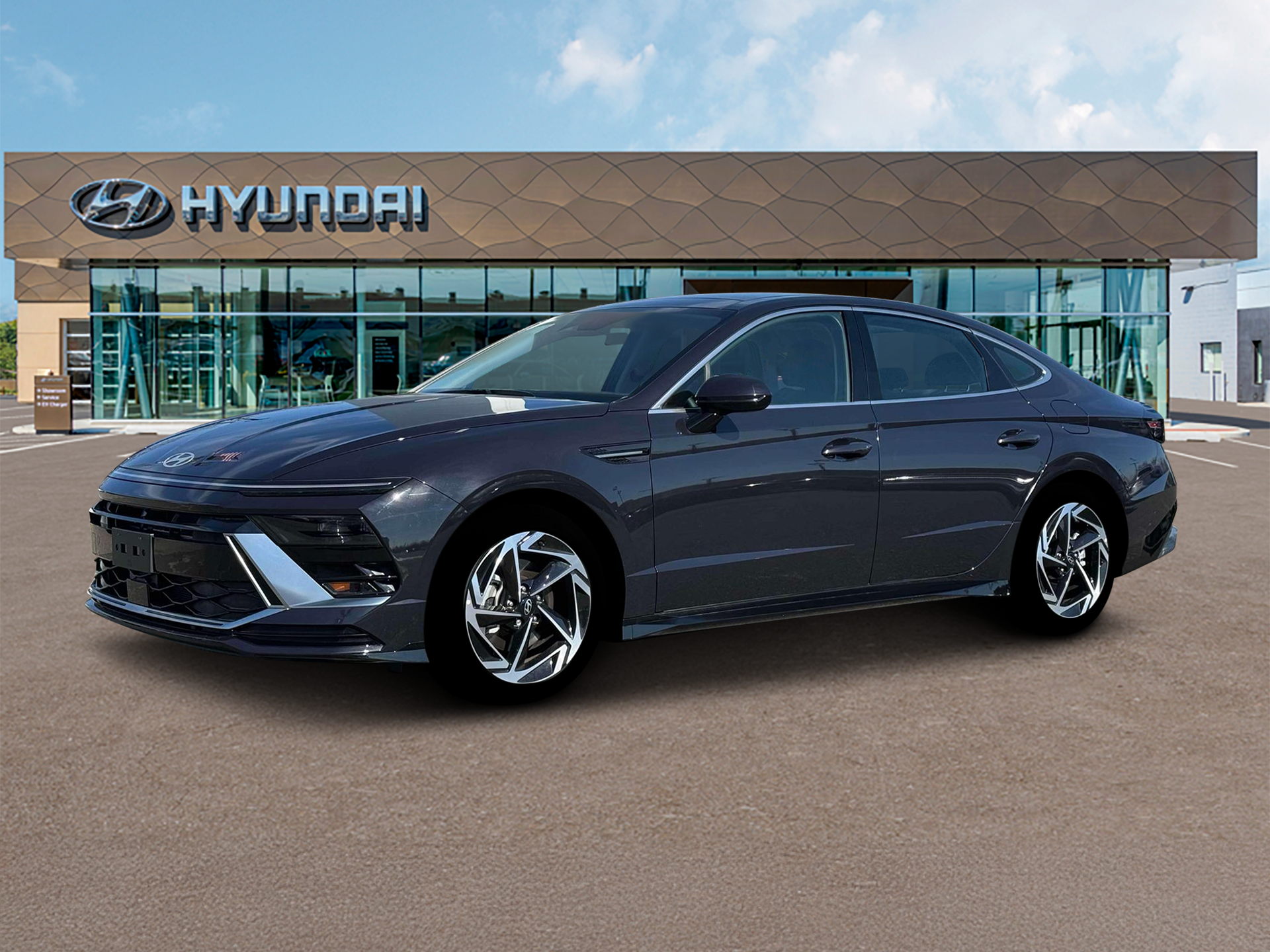 New 2025 Blue Hyundai SEL Convenience image 2
