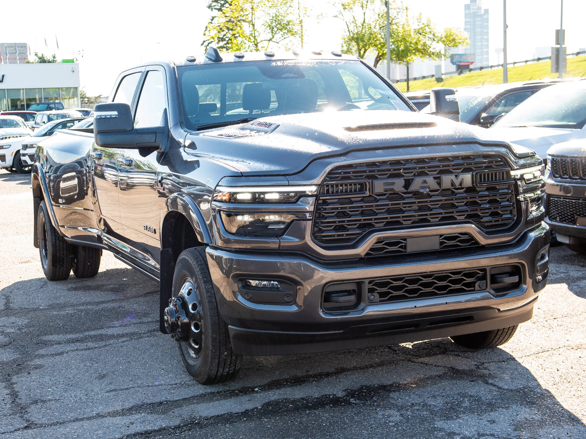 New 2026 Grey RAM Limited Night* Crew Cab 4x4, 8