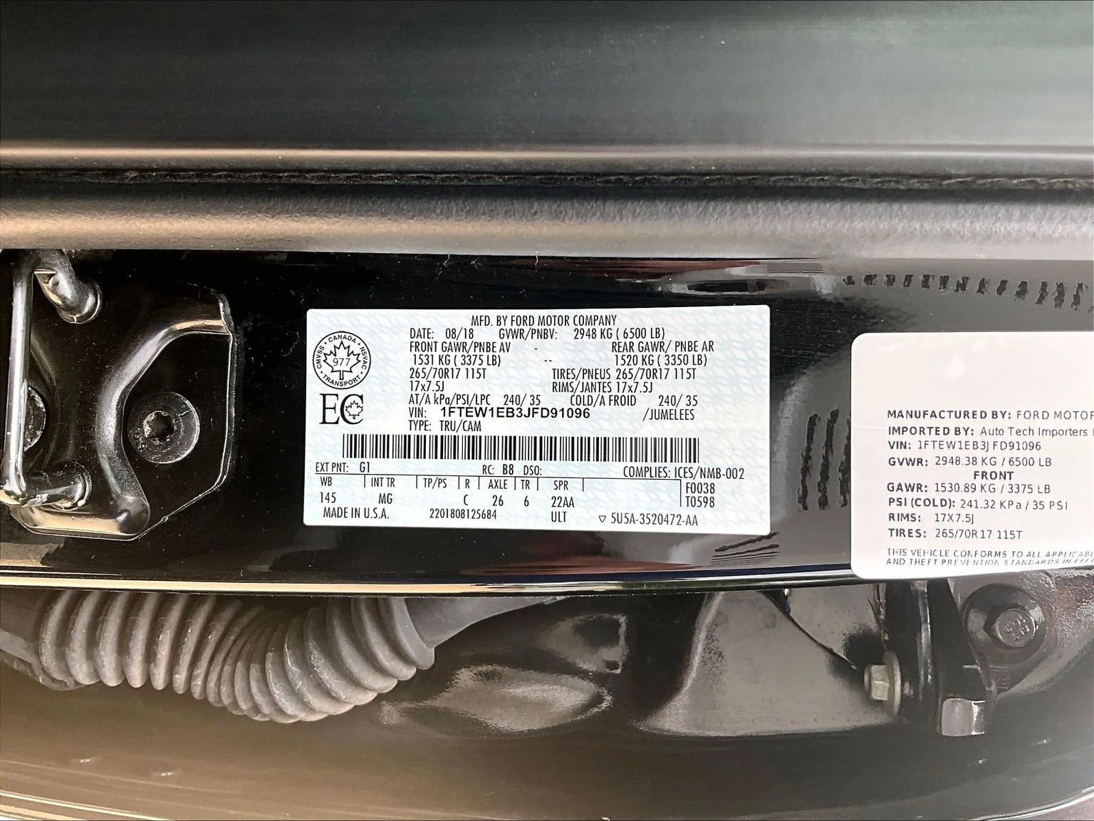 Used 2018 Black Ford XLT image 34