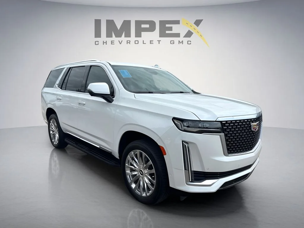 Used 2022 White Cadillac Premium Luxury image 7