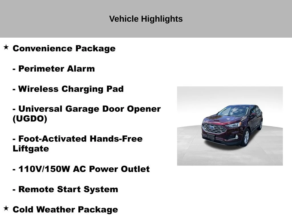 Used 2019 Red Ford SEL image 14