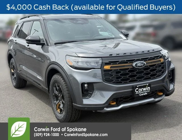 New 2026 Carbonized Gray Metallic Ford Tremor image 1