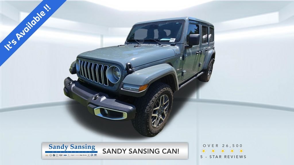 Used 2024 Gray Jeep Sahara image 1