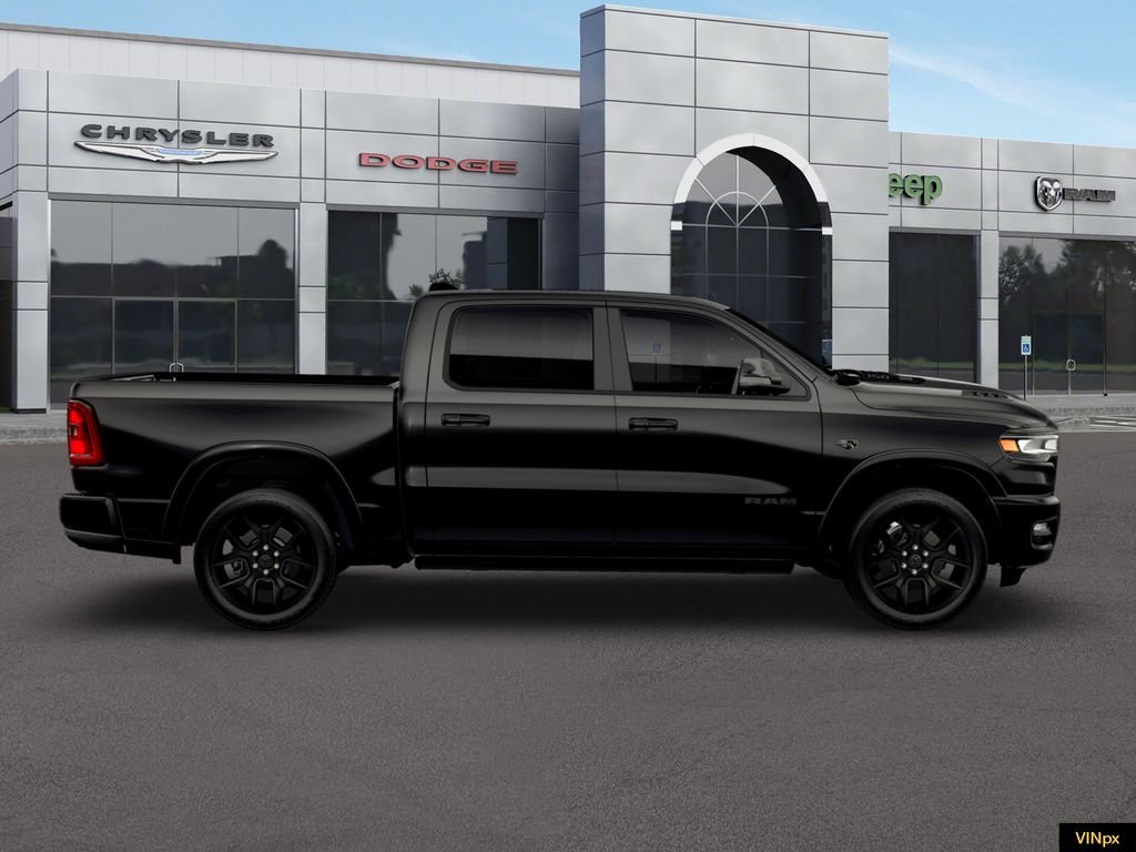 New 2026 Diamond Black Crystal Pearl-Coat Exterior Paint RAM Laramie image 9