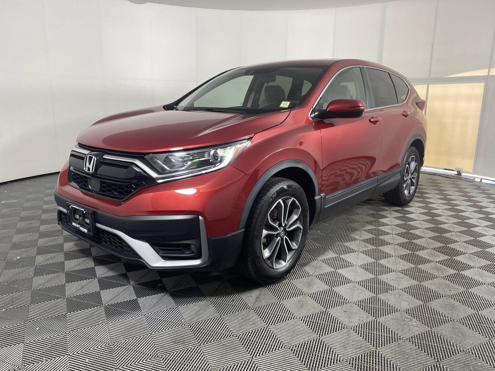 Used 2021 Radiant Red Metallic Honda EX image 3