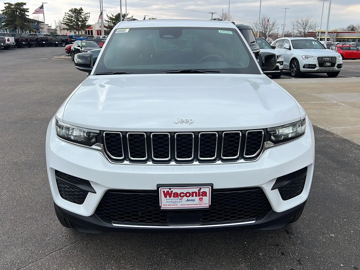 New 2026 Bright White Clearcoat Jeep Laredo X image 3