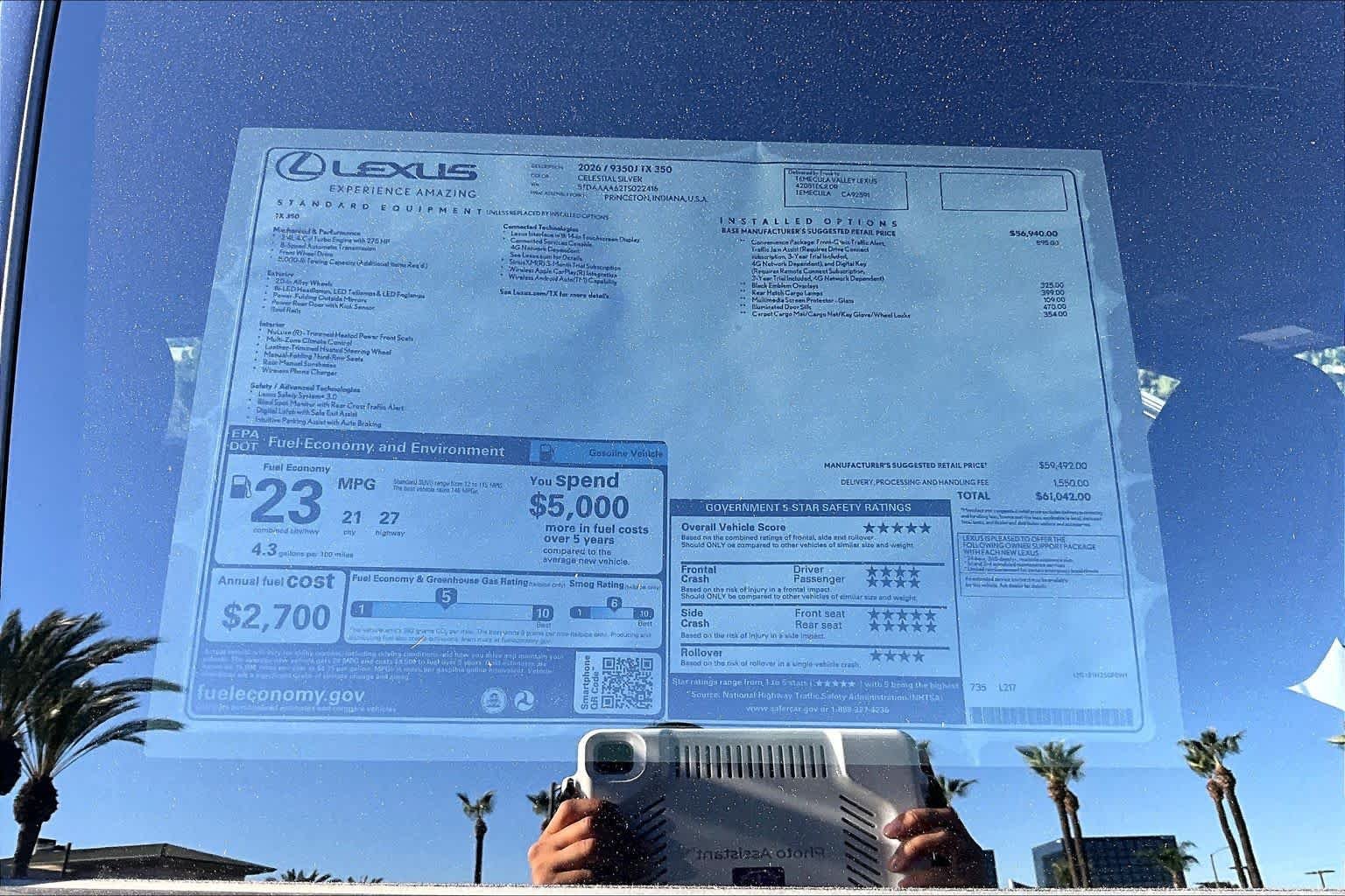 New 2026 Celestial Silver Metallic Lexus  image 22