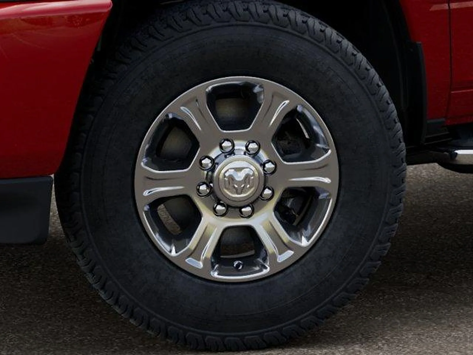 New 2026 Flame Red Clearcoat RAM Big Horn Crew Cab 4x4 6