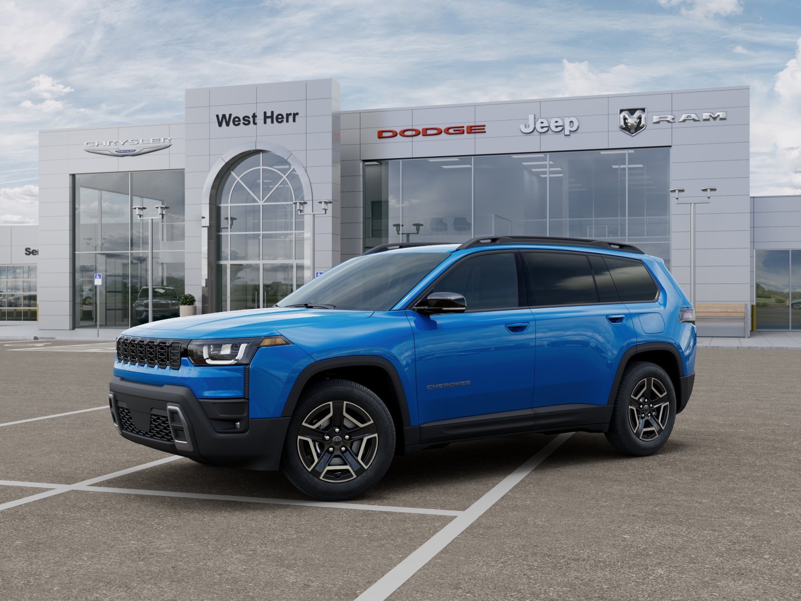 New 2026 Hydro Blue Pearl-Coat Exterior Paint Jeep Limited image 28