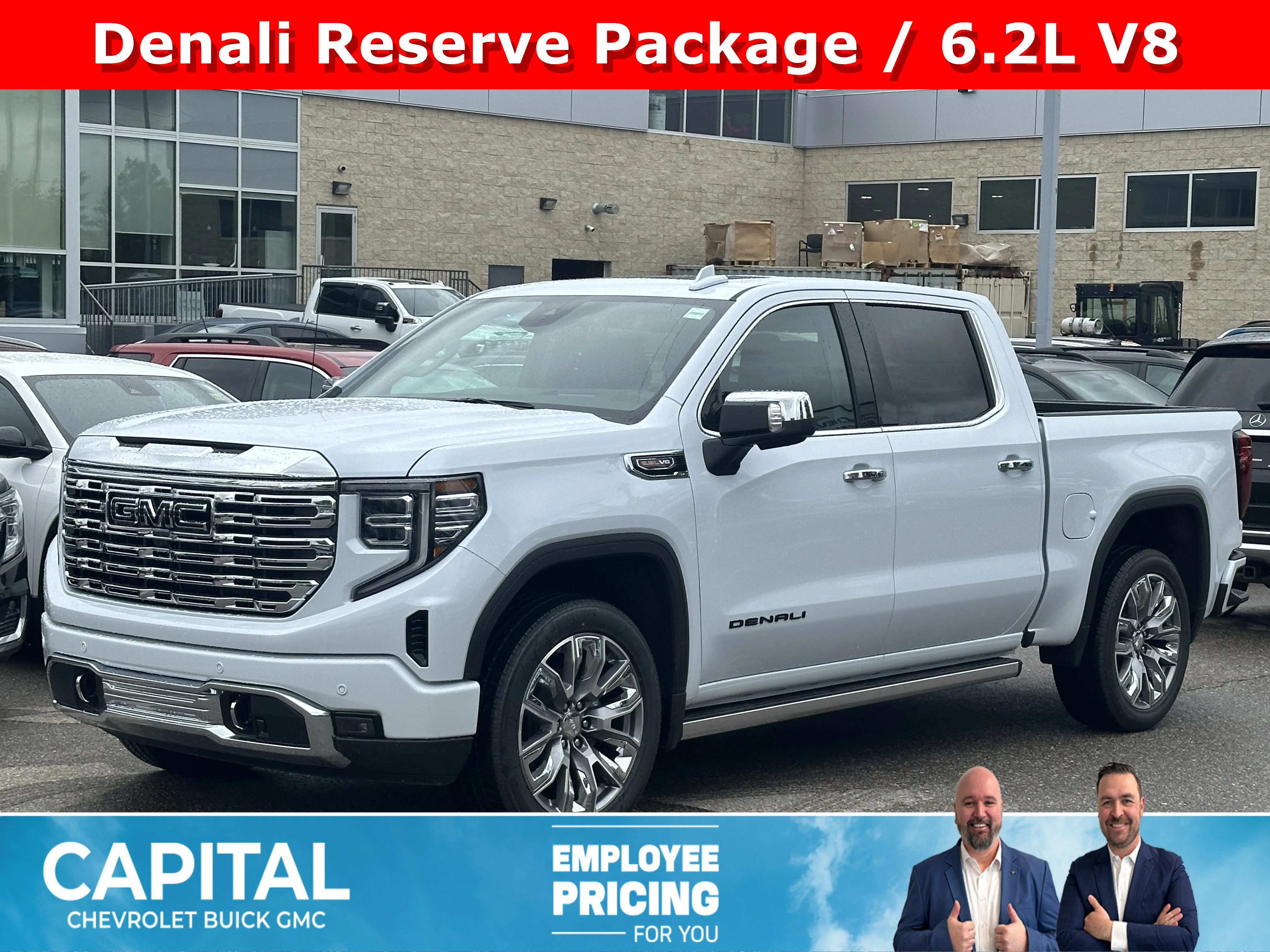New 2026 Glacier White Tricoat GMC Denali image 1