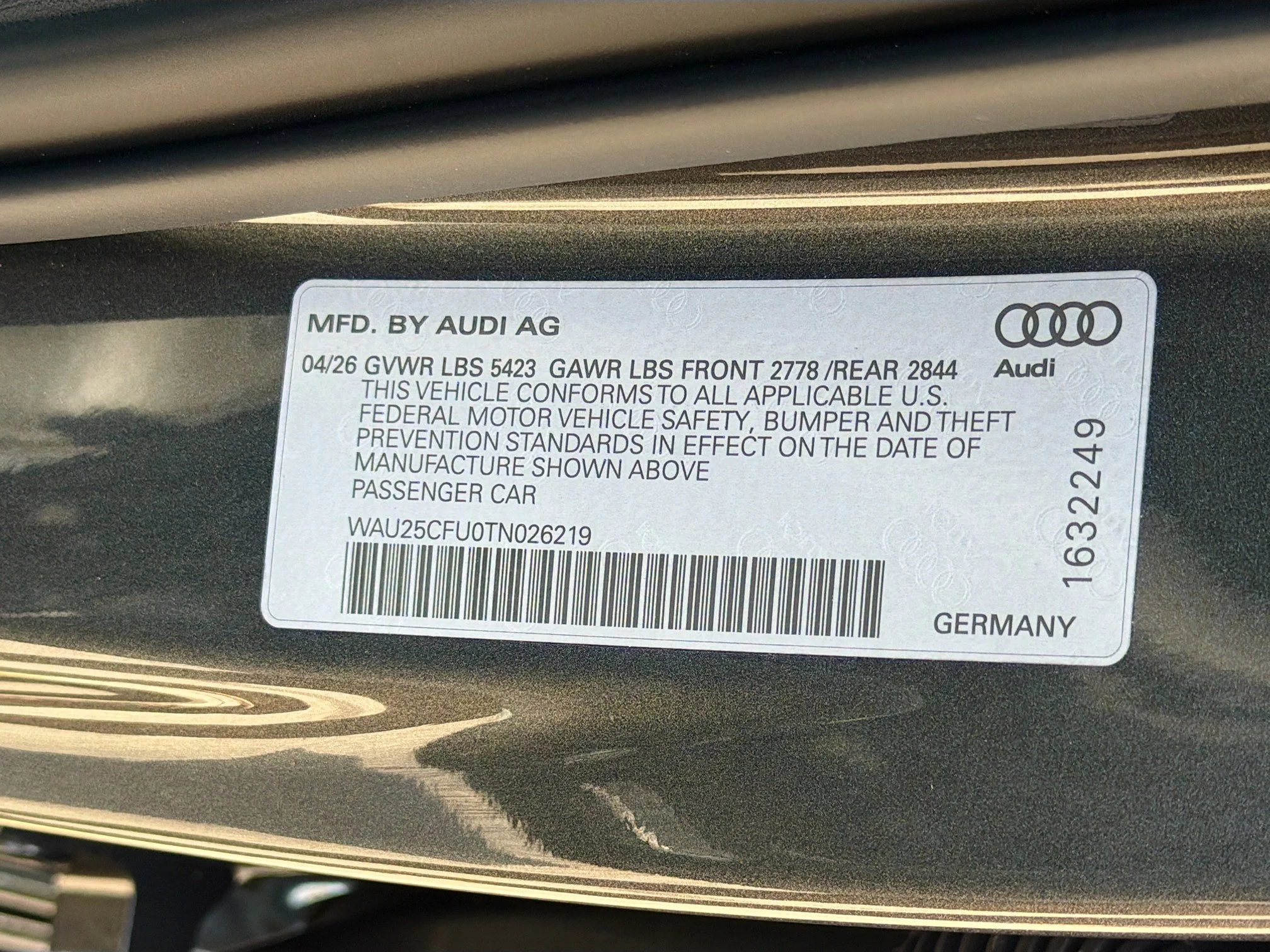 New 2026 Daytona Gray Metallic Audi Premium Plus image 41