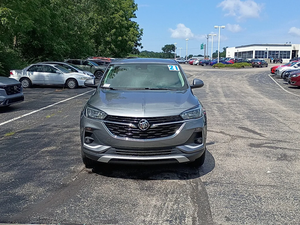 Used 2021 Satin Steel Metallic Buick Preferred image 8