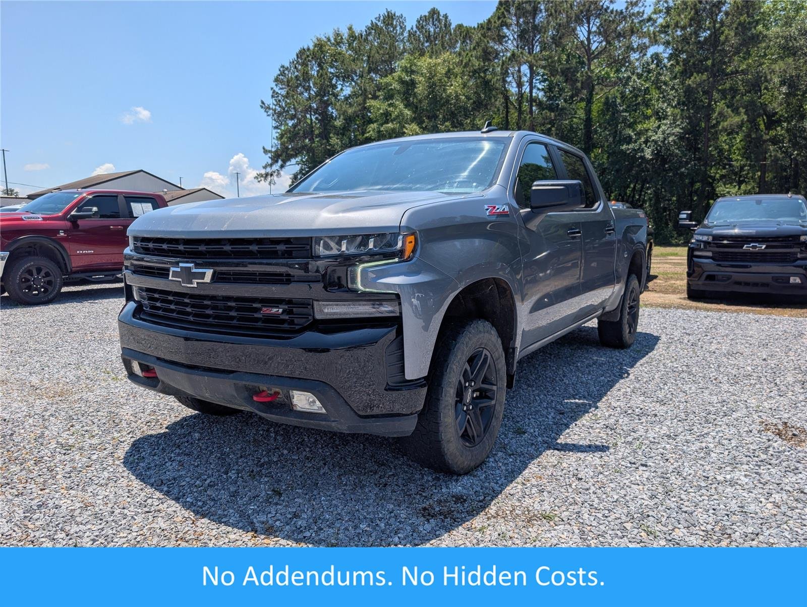 Used 2021 SATIN STEEL METALLIC Chevrolet LT Trail Boss image 1