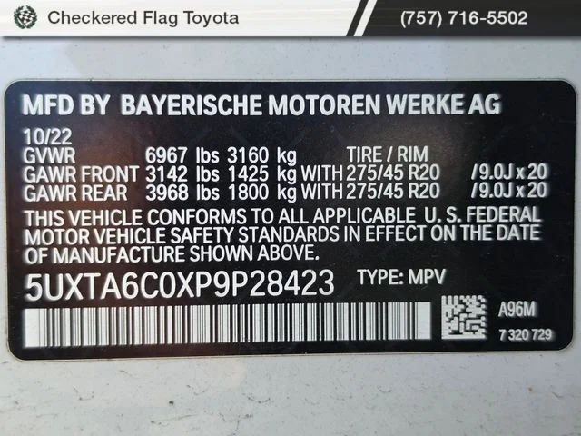 Used 2023 White Metallic BMW xDrive45e image 23