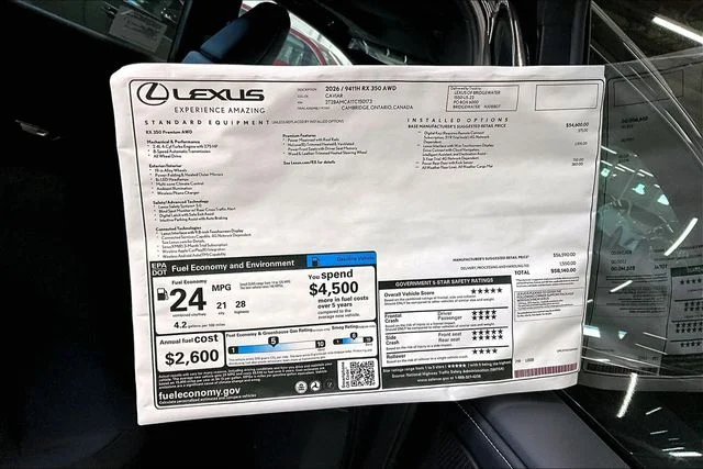 New 2026 Caviar Lexus 350 Premium image 13